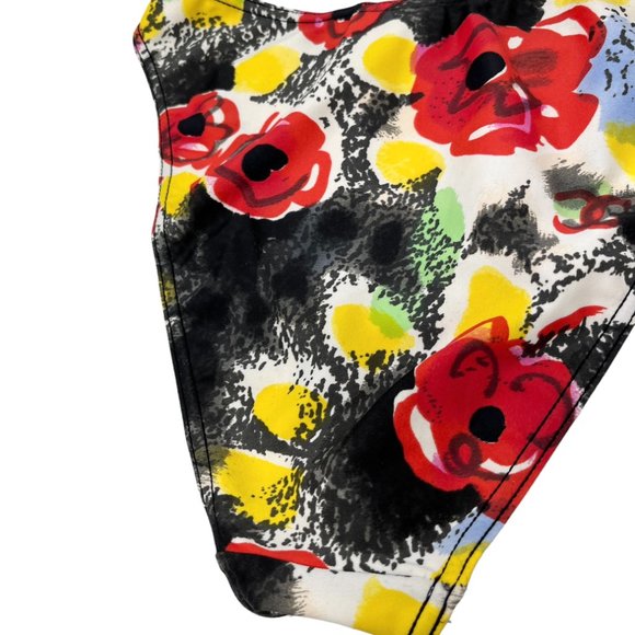 CHANEL Vintage 97P Coco Mark Logo Swimsuit Bikini #38 Camellia [102670] - Picture 7 of 8